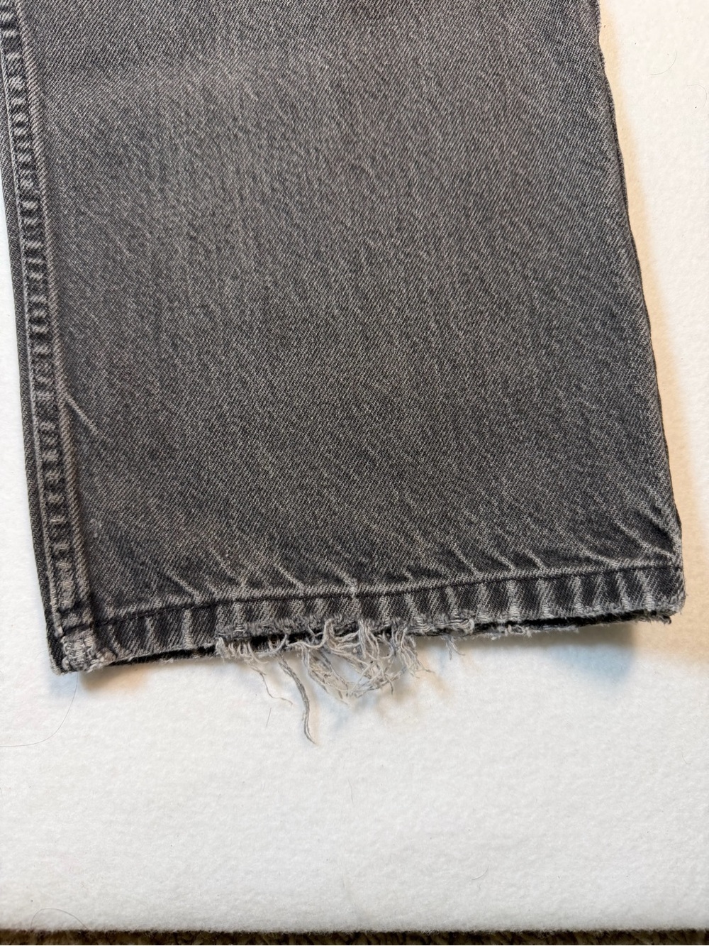 Arizona Jean Company Men's Black Washed Relaxed Jeans - Picture 6 of 9